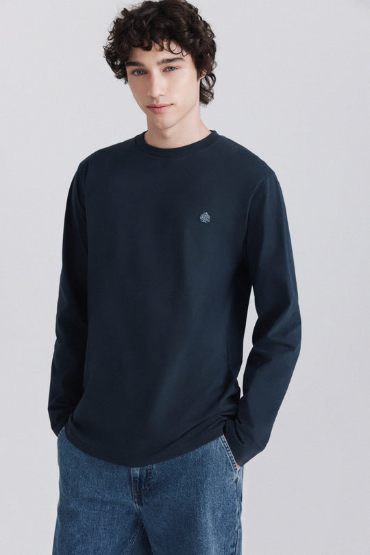 Soft long sleeve basic shirt
