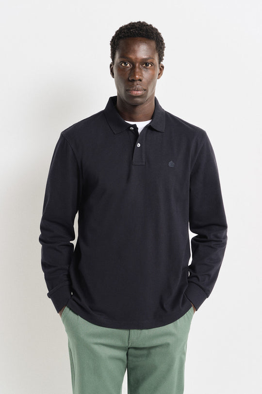 قميص بولو أساسي طويل الأكمام من سبرينجفيلد