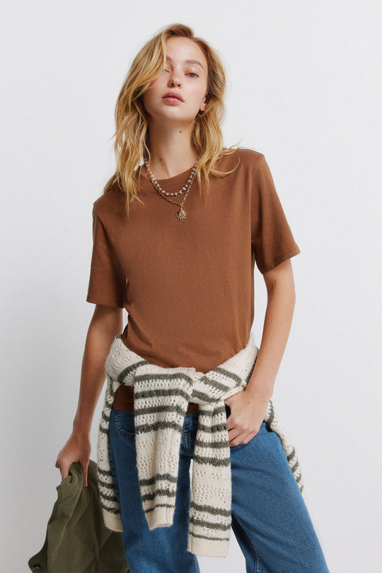 Cotton basic T-shirt