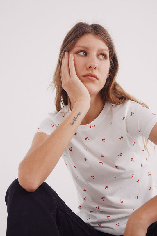 Fruit print t-shirt