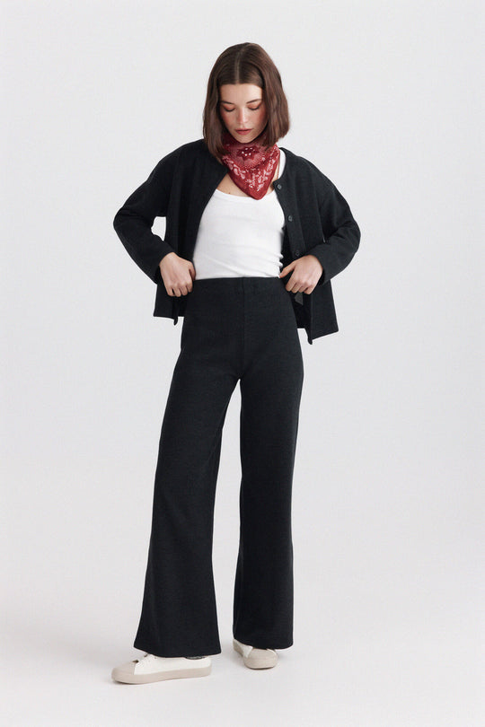 Soft touch long trousers