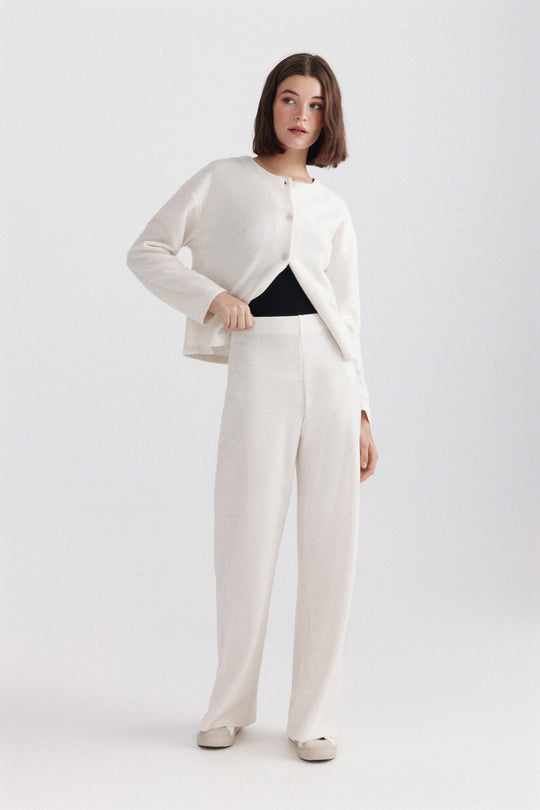 Soft touch long trousers