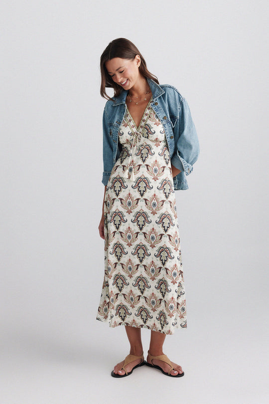 Polka-dot print dress