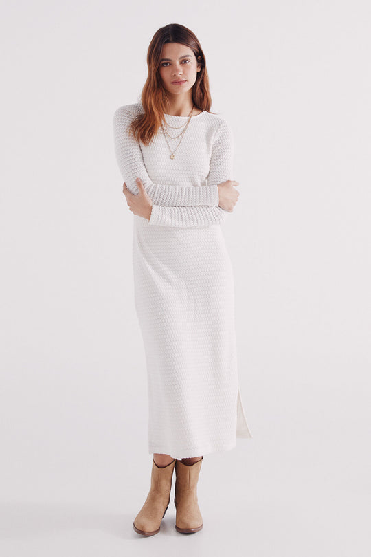 Structured midi dress