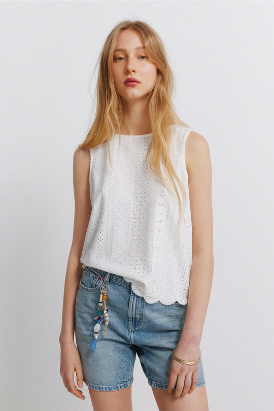 Crochet vest top