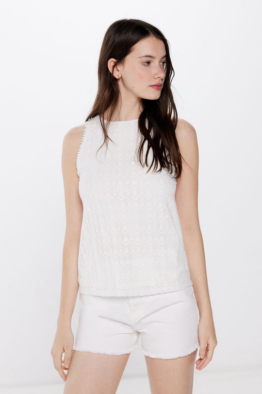 Crochet Textured Top