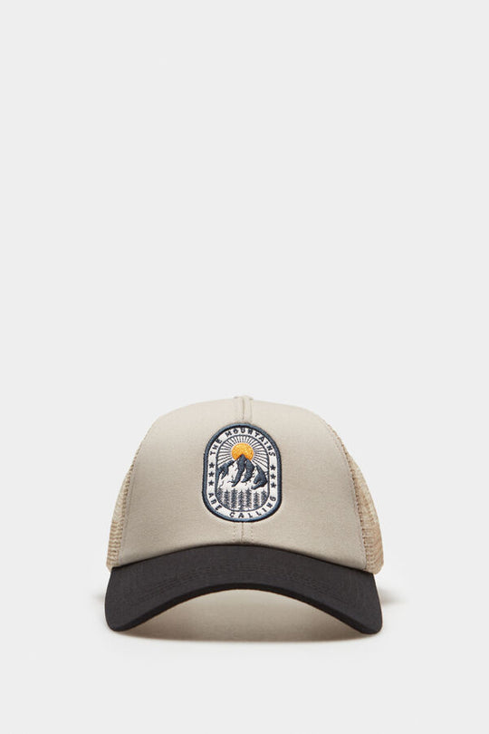 Patch trucker cap