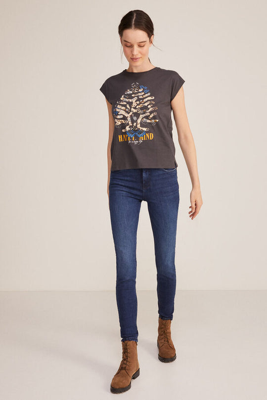 Tree graphic T-shirt