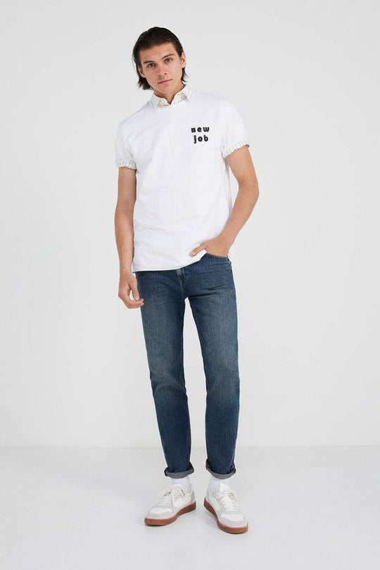 Medium wash slim fit jeans