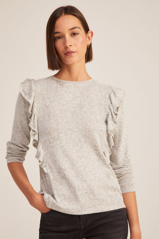Plain Ruffled T-shirt