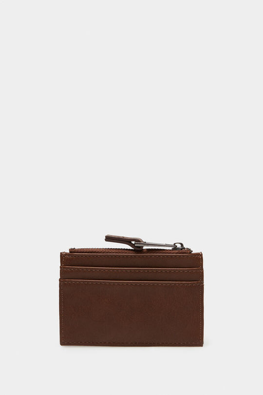 Leather effect card holder purse