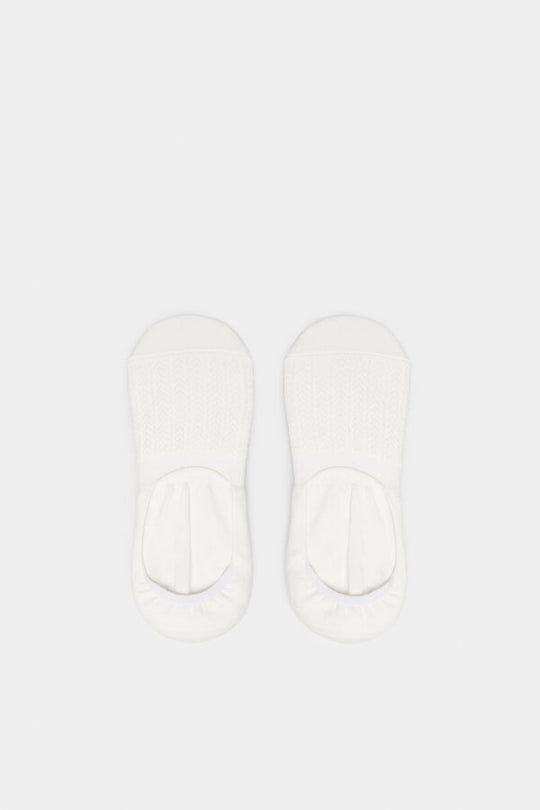 Textured no-show socks