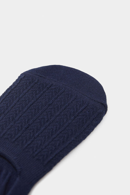 Textured no-show socks