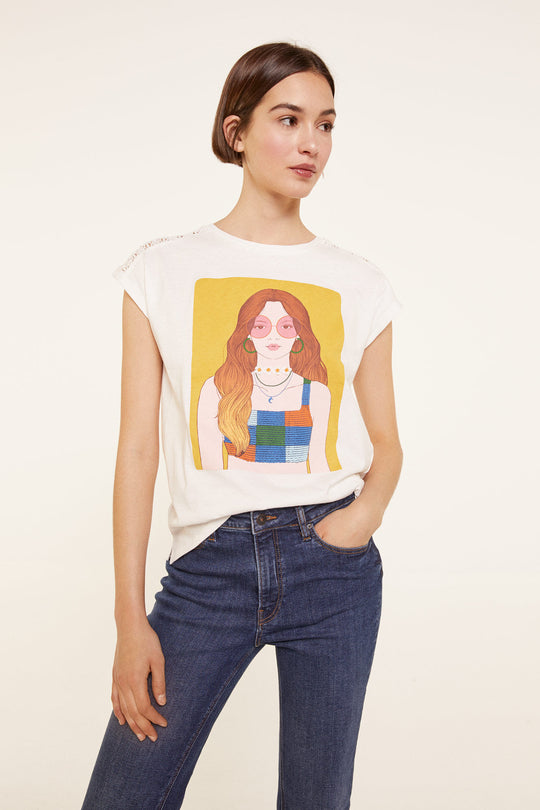 Crochet Graphic T-Shirt