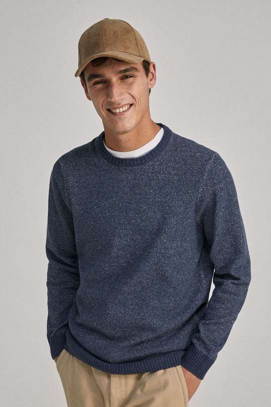 Plain marl jumper