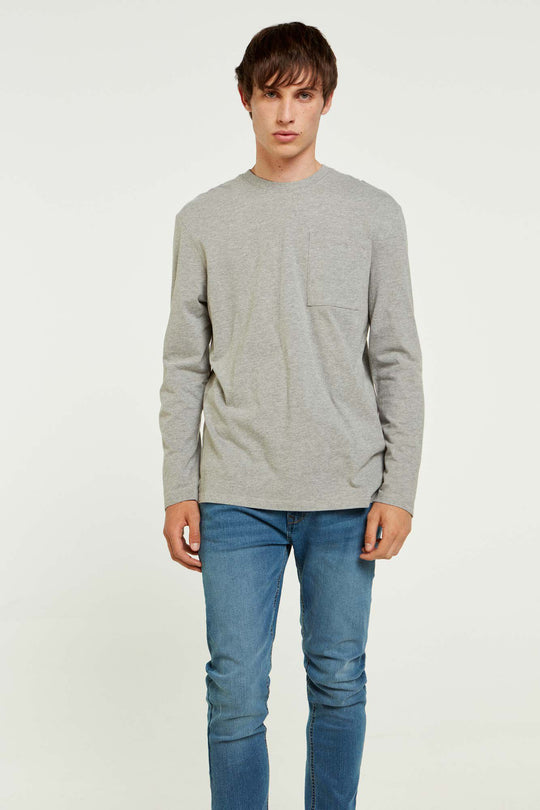 Medium wash slim fit lightweight jeans