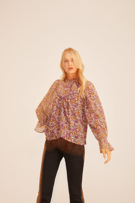 Romantic Flowers Blouse