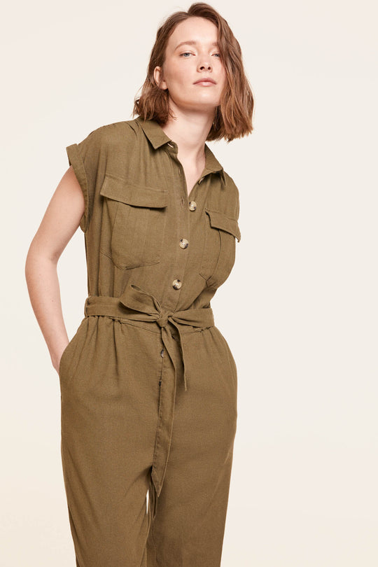 Linen & Viscose Jumpsuit