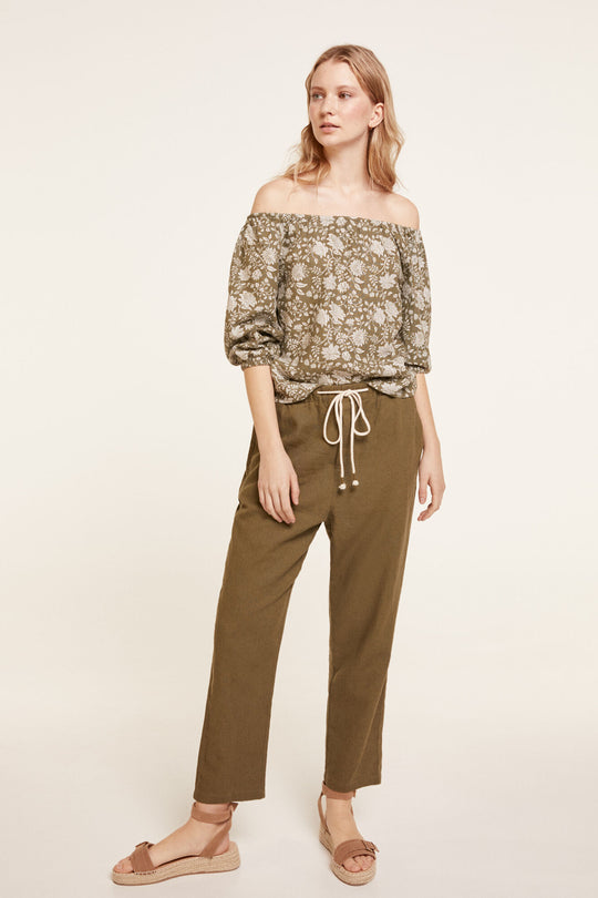 Linen & Viscose Jogger