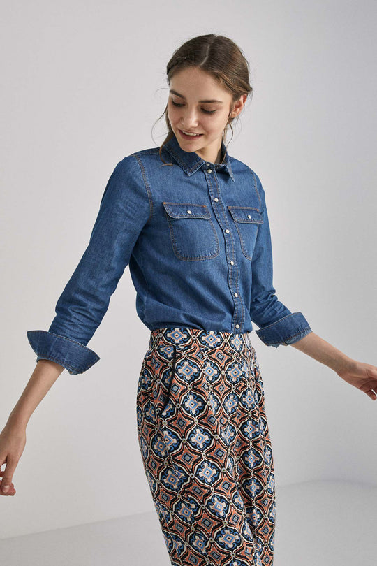 Printed pyjama trousers