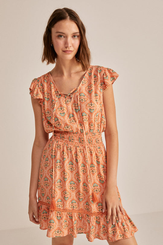 Short smock dress