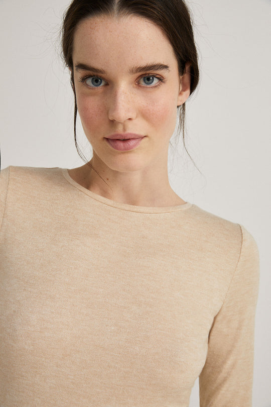 Jersey-knit midi dress