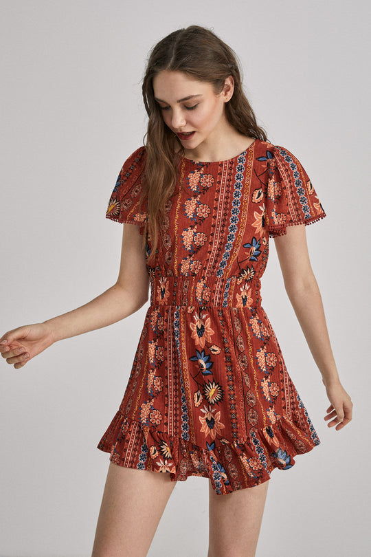 Short asymmetric dress