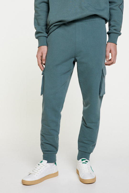 French Teery Cargo Jogger With Cuffs